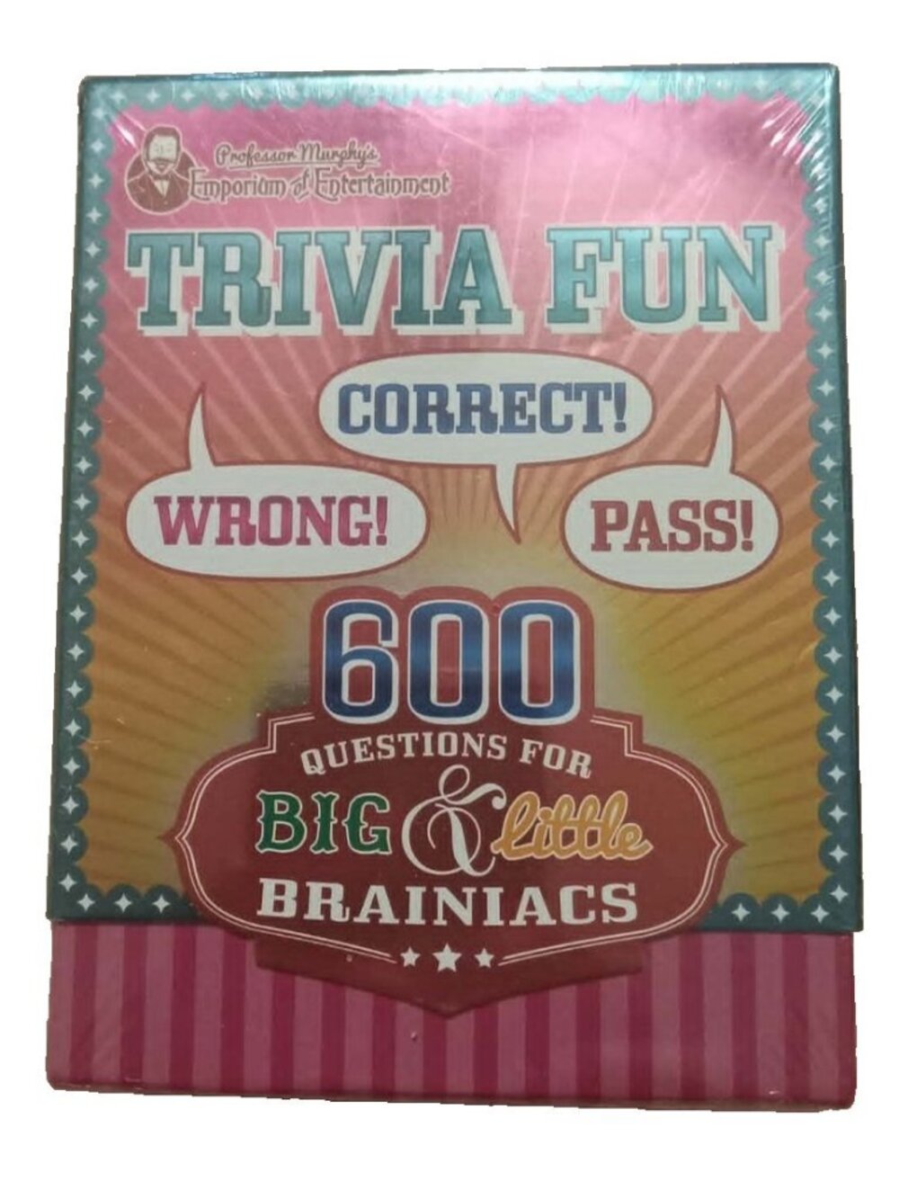 Trivia Fun, Card Game, Brand New, Sealed